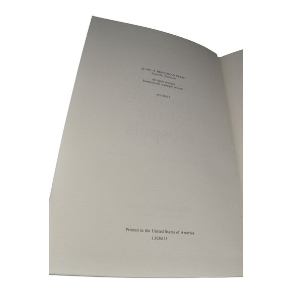 1961 A Laymans Harmony Of The Gospels By John Franklin Carter Hardcover Broadman - Picture 6 of 11